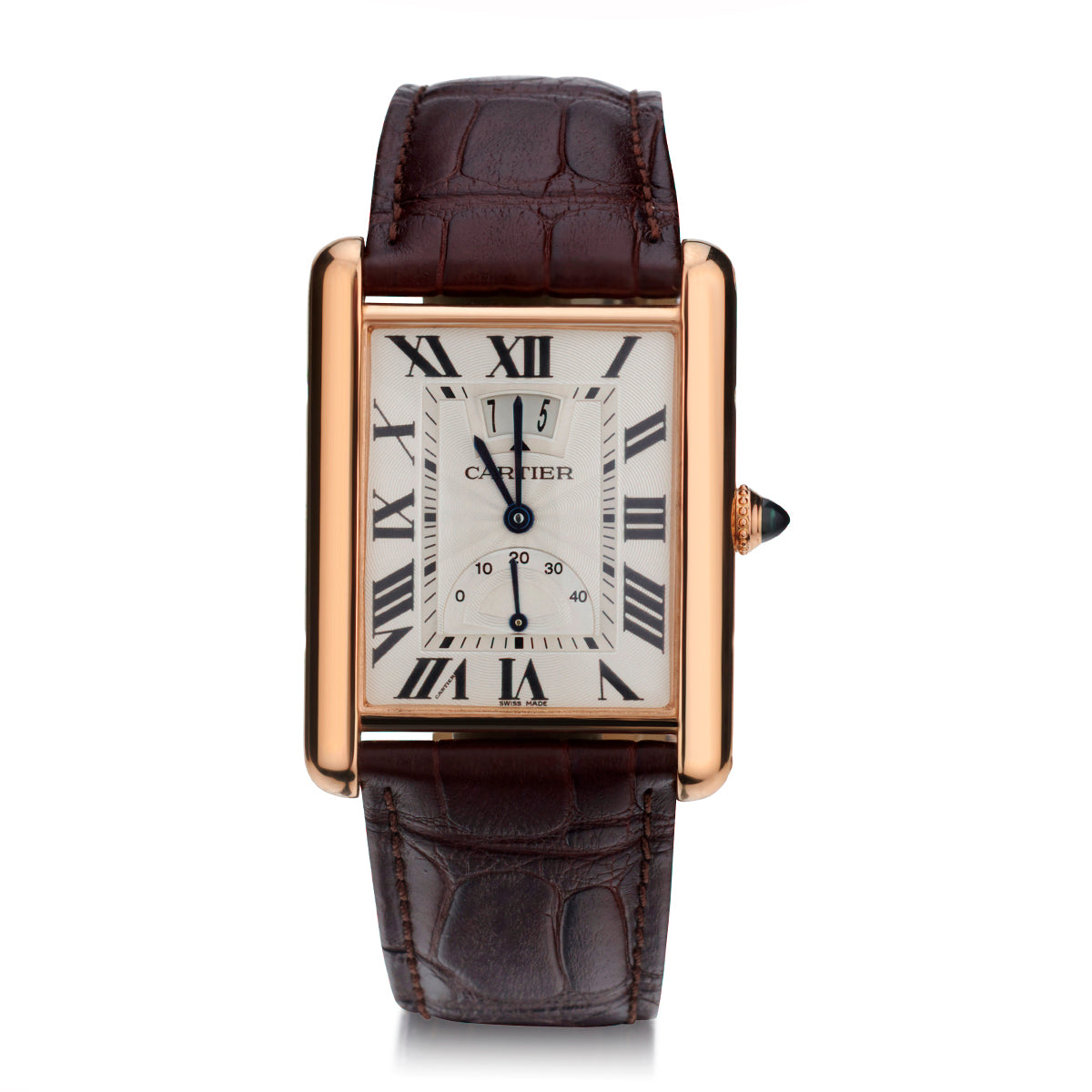 Rare Tank Louis de Cartier in 18kt Rose Gold. Ref 3185 Van Rijk