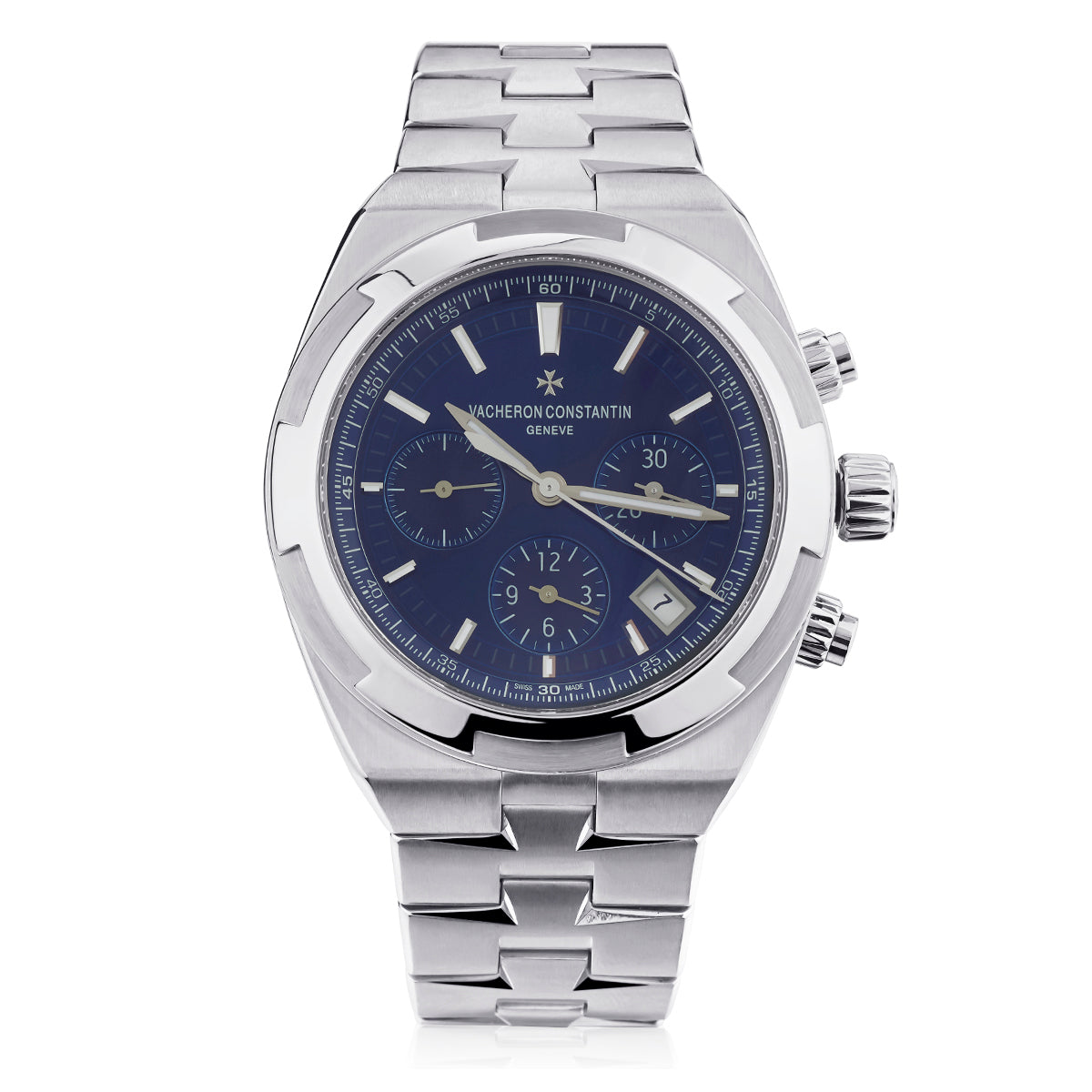 Vacheron Constantin Chronograph Overseas in Steel. Ref 5500V