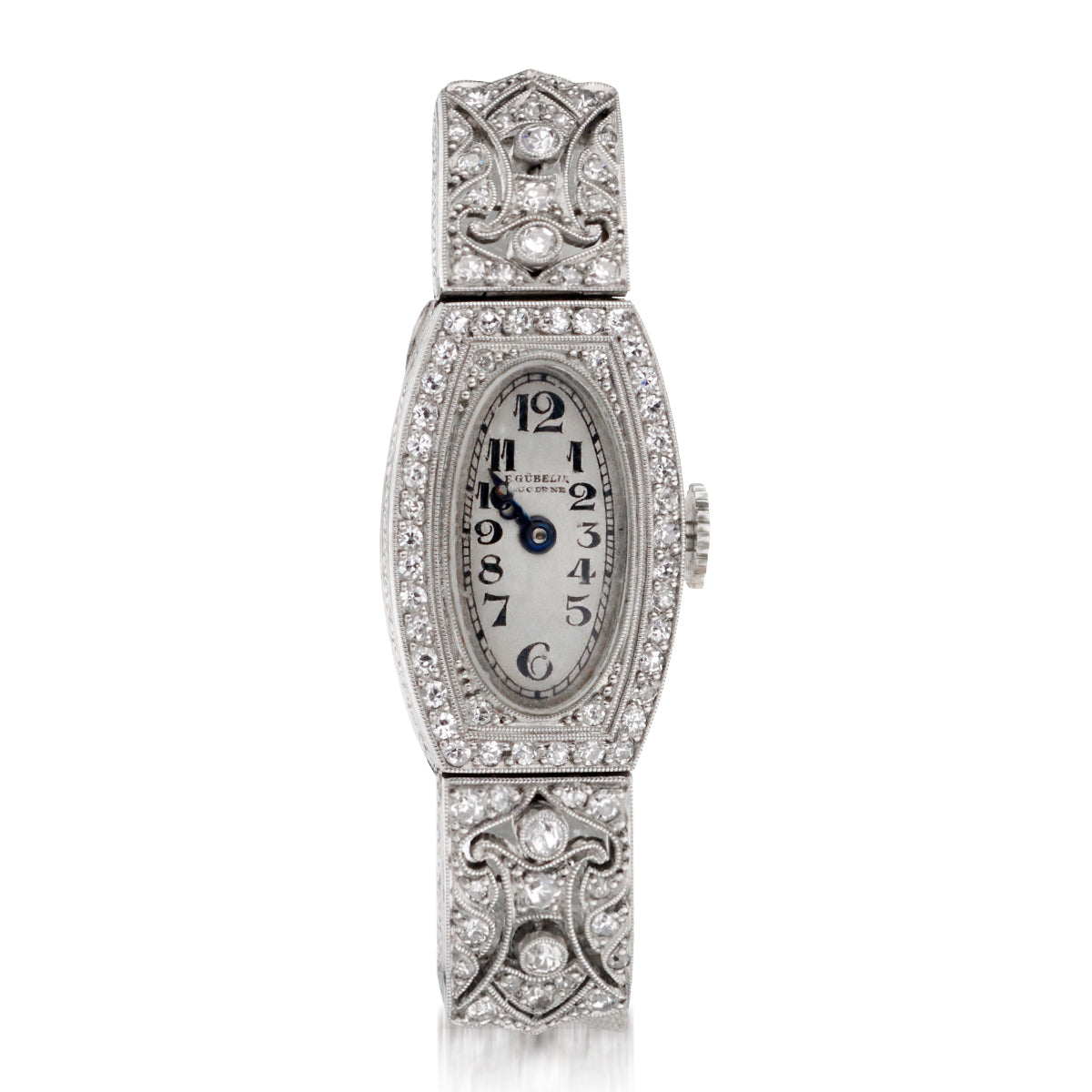 Platinum 2025 diamond watch