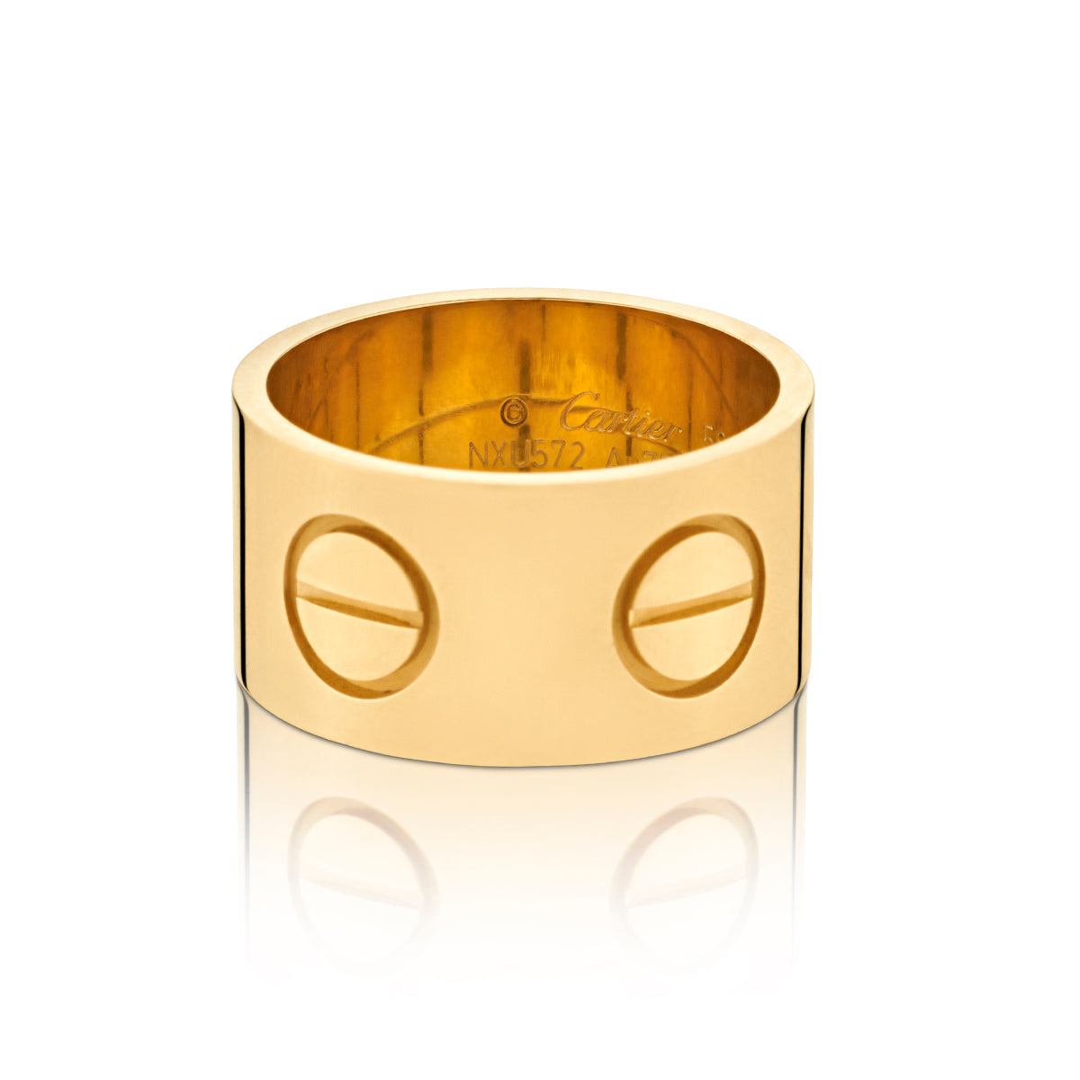 Thick cartier love discount ring