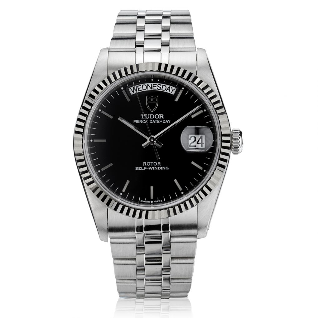 Stainless steel best sale day date