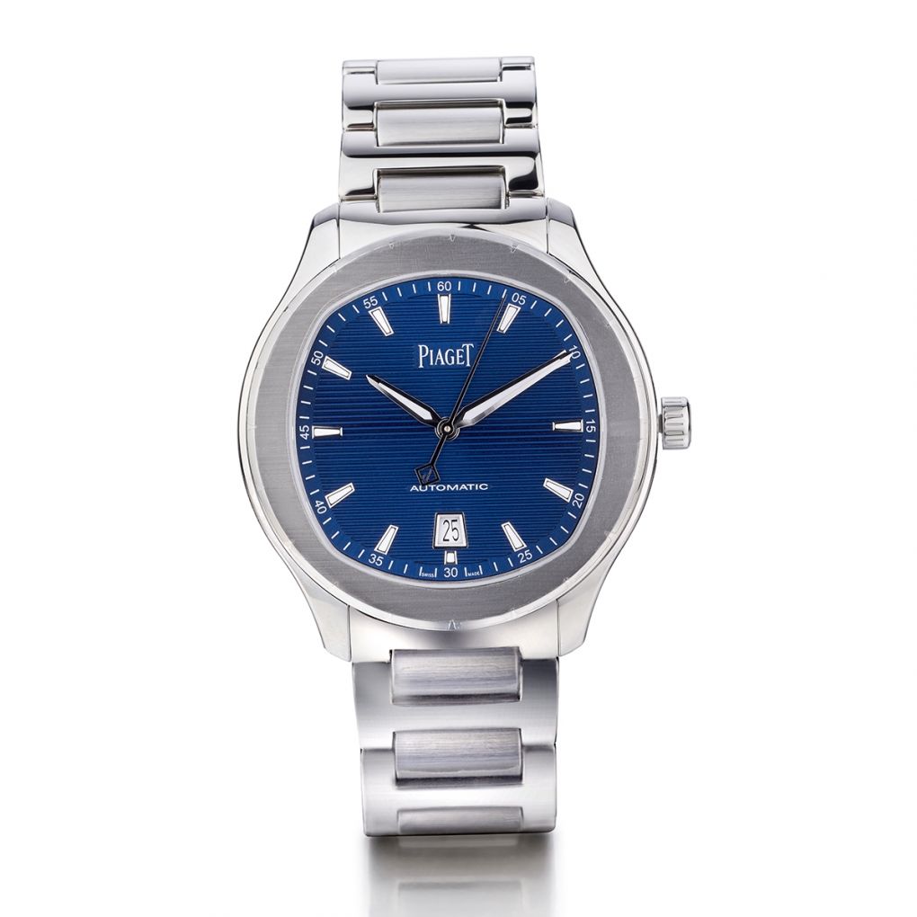 Piaget Stainless Steel Polo S Automatic Blue Dial 42MM Watch Van