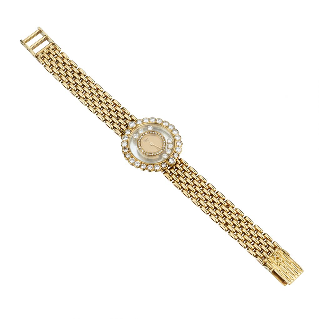 Chopard Happy Diamonds Yellow Gold Diamond 30MM Watch Van Rijk