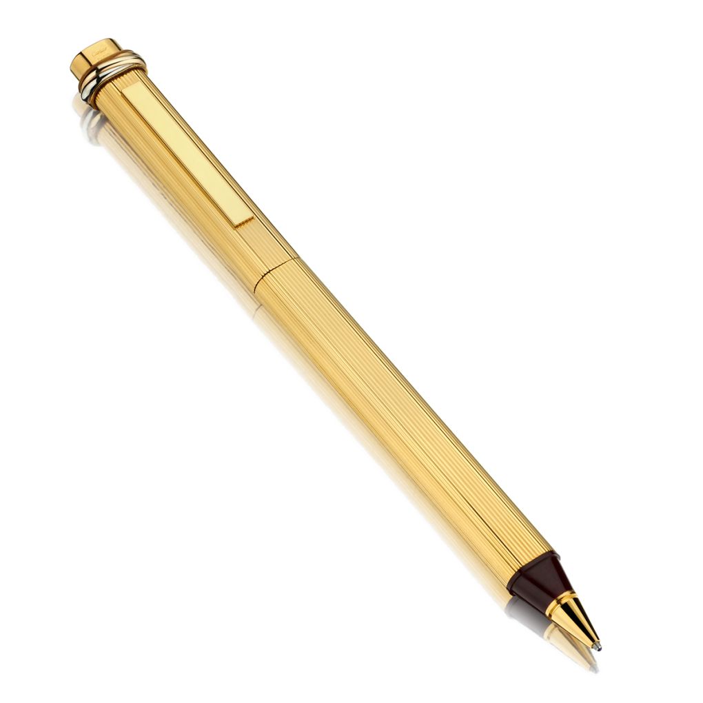 Cartier Vendome Trinity Ballpoint Pen In Box. Van Rijk