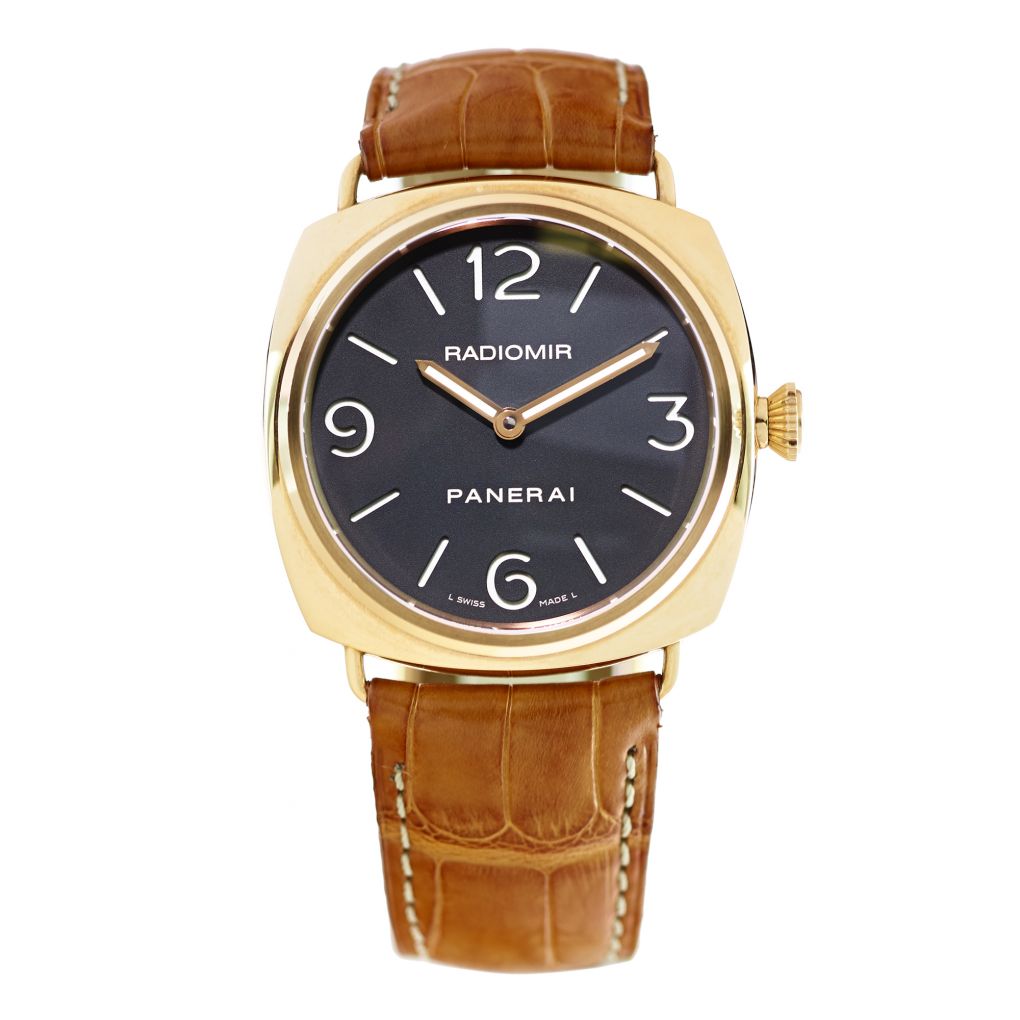 Panerai Radiomir 44mm Manual 18 Karat Rose Gold Watch Van Rijk