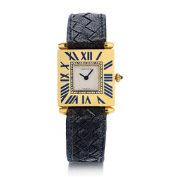 Cartier Vintage Unisex "Quadrant Tank Obus" Watch in 18kt Yellow Gold. Paris