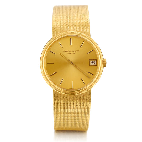 Patek Philippe Calatrava Date. 18kt Yellow Gold. Circa 1970. Ref: 3601/3