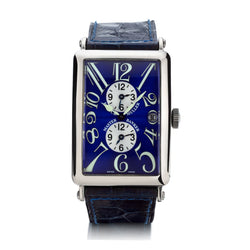 Franck Muller Long Island Master Banker 1200 Watch. 18Kt White Gold