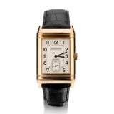 Jaeger le Coultre 18kt Rose Gold Duoface Wristwatch. Ref: 270.254