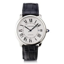 Cartier Must de Ronde in Stainless Steel. B&P. Ref: 4440