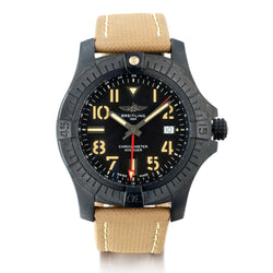 Breitling GMT Night Mission Titanium Wristwatch. 45mm. Ref: V32395