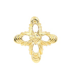 Tiffany & Co. Gold Maltese Cross Ribbon Pendant / Pin