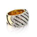 18kt Yellow Gold Diamond Ring. 1.10ct Tw