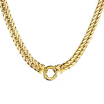 14kt Yellow Gold Rounded Herring Bone Chain. 38.52 Grams