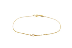 Tiffany & Co 18kt Yellow Gold Diamond Bracelet.