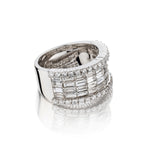 14kt White Gold Diamond Band. 2.85ct Tw