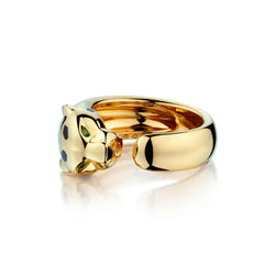 Panthere De Cartier Ring in 18kt Yellow Gold. Size 51 (6 US).