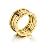 Bvlgari B Zero 1  Four Band Ring in 18kt Yellow Gold.