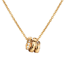 Bvlgari Serpenti Viper Necklace in 18kt Rose Gold . 0.13ct Tw Diamonds