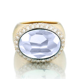 Pomellato "Iceberg Collection" Aquamarine and Diamond Ring.