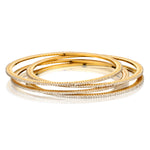 18kt Yellow Gold Diamond Eternity Bracelet. 2.50ct Tw Each.