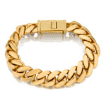 18kt Yellow Gold Diamond Custom Made Bracelet. 12.85ct Tw