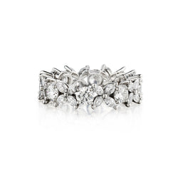 Platinum Tiffany "Victoria" Eternity Band.  2.27ct Tcw.