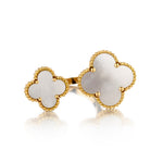 Van Cleef & Arpels 18kt Yellow Gold. Magic Alhambra Mother of Pearl. Size 52.(6-1/2)