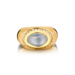 Faberge German Moonstone Ring By Victor Mayer. Limited Edition