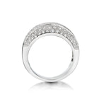 18kt White Gold Blue Sapphire and Diamond Ring