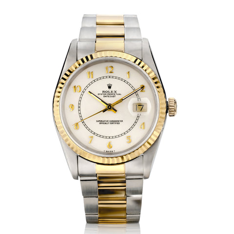 Rolex Datejust in Two Tone (Steel and 18kt Yellow Gold). Ref: 16233