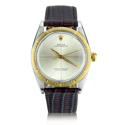 Rolex Two Tone Zehyr Model Wristwatch. Circa 1959. Ref: 1008.