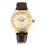 Omega 18kt Rose Gold Constellation Wristwatch. Pie Pan Dial. Circa 1952. Ref: 2652