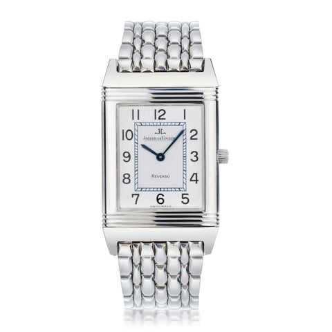 Jaeger le Coultre Classique Reverso Midsize in Stainless Steel. Manual Winding