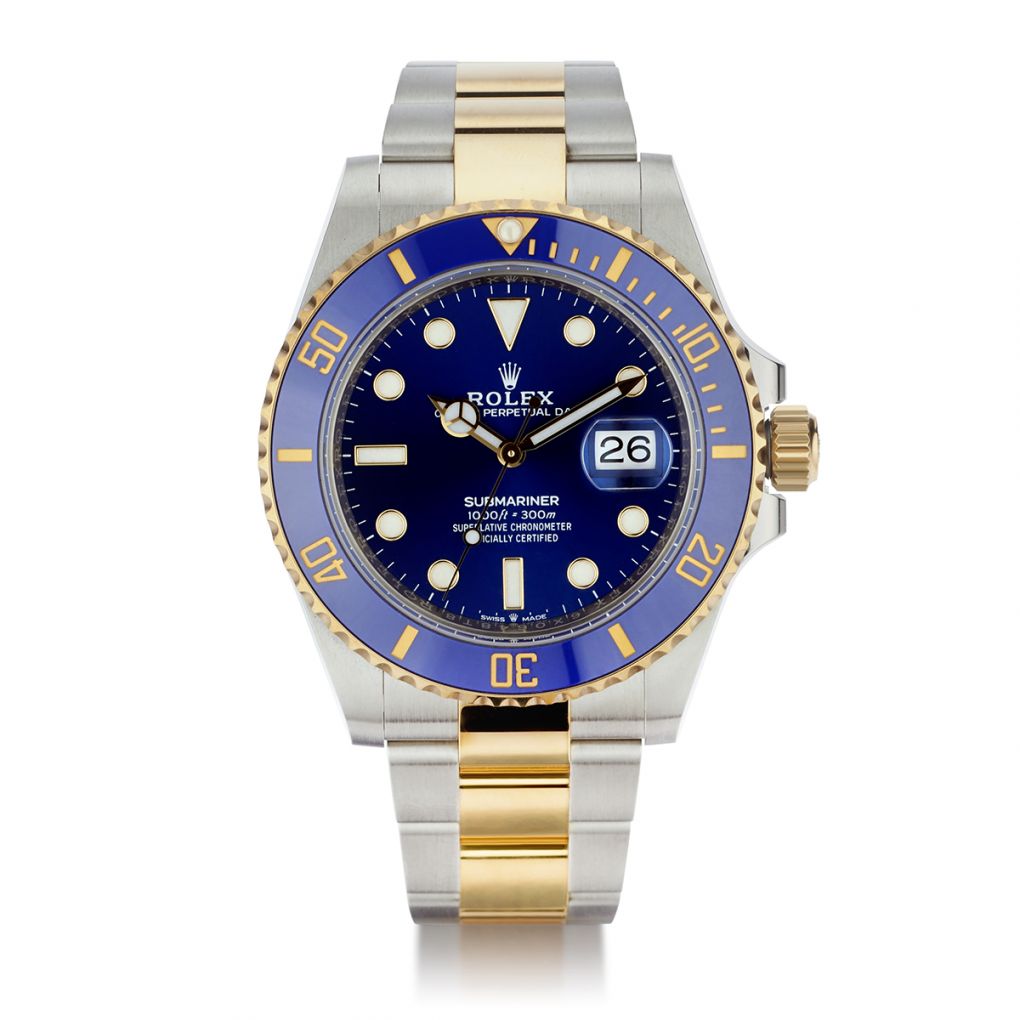 Rolex Oyster Perpetual Two-Tone Submariner Blue Dial '19 Watch – Van Rijk