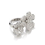 Van Cleef & Arpels Frivole Between The Finger Ring in 18kt White Gold.