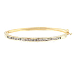 14kt Yellow Gold Diamond Bangle. 1.15ct Tw