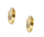 18kt Yellow Gold Hoop Earrings