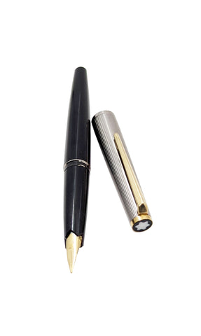 Montblanc Classic Fountain Pen with Platinum Cap. Ref: 222