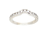 14kt White Gold Diamond  Ring Set. 0.64ct Tcw