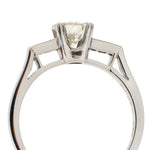 0.85 Carat Art Deco Diamond Engagement Ring