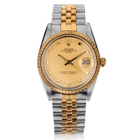 ROLEX Date Two Tone. Circa 1986