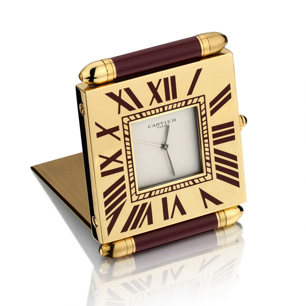 Cartier Paris Quadrant Travelling Clock Van Rijk