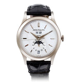 Patek Phillipe Annual Calendar Moon in 18kt White Gold.  Ref:5396G-001