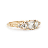 Victorian-Era Gold Old-European Cut Diamond Ring