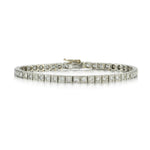 5.00 Carat Total Weight Diamond Mid-Century Line Bracelet