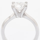 2.03 Carat Round Brilliant Cut Diamond White Gold Ring