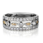 LADIES 18kt White Gold Diamond Band .0.50ct Tw.