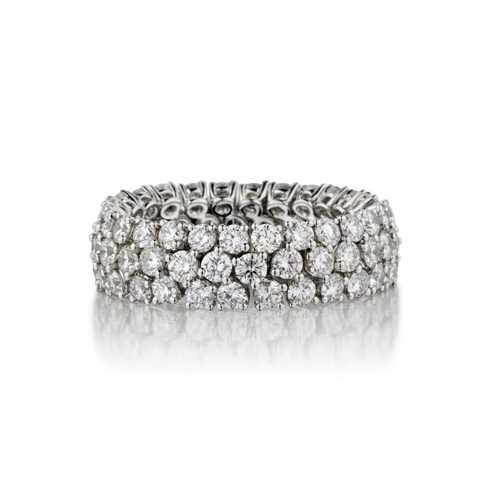 18kt Flexible Diamond Ring