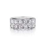 Ladies 18kt White Gold Diamond Band featuring 2.00ct Tw Brilliant Cut Diamonds